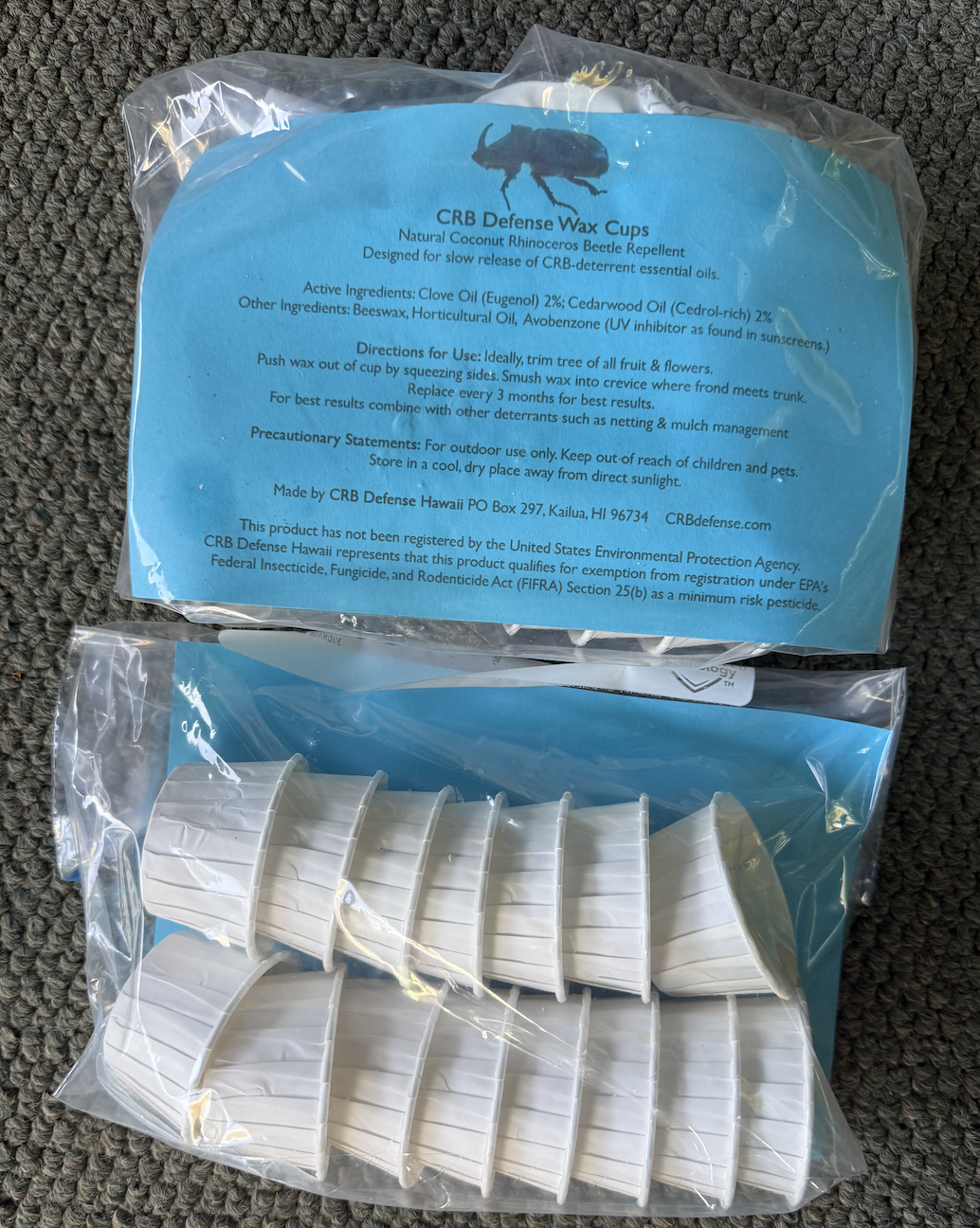 CRB Defense Wax Cups